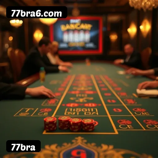 Jogos de Mesa Premium 77bra - Blackjack, Roleta, Baccarat
